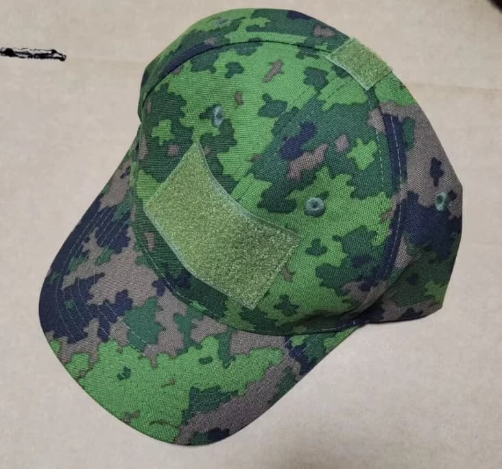 Finnish Camouflage Baseball Cap Man Jungle Green Hat