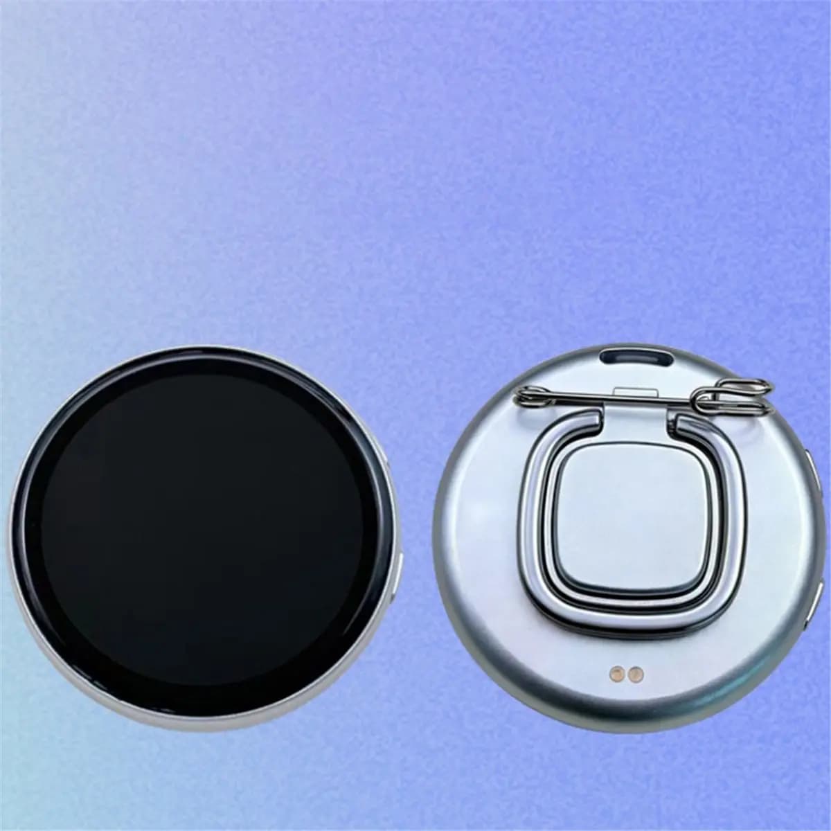 618 Mega Sale Mini Digital Photo Frame Button Badge Magnetic Electronic Display Outdoors Small Pendant Badge Digital Show Screen