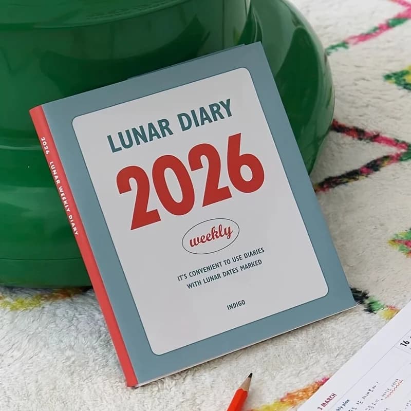 Agenda Annuale 2026, Pianificatore Settimanale e Mensile, Agenda da Ufficio, Planner Giornaliero per Adulti, Rigato, Datato da Gennaio a Dicembre