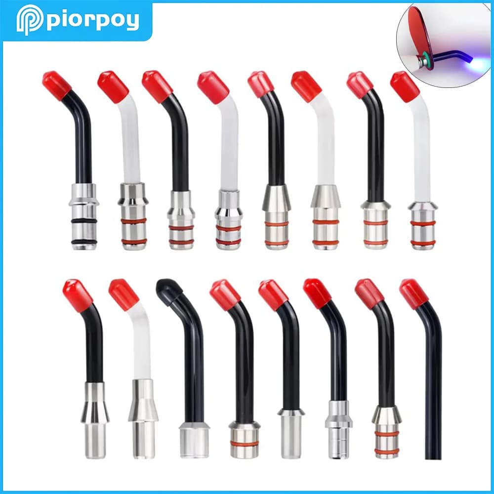 PIORPOY Universal Dental Tool, Tips Lamp Guide LED Dentale, Optical Fiber Tips for Polymerizer Lamp, Whitening Tooths