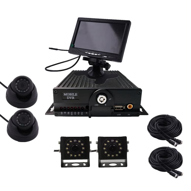 4G GPS Mobile DVR With SD Card Truck Car Bus Video Recorder Camera And Suit Digital Video Recorder