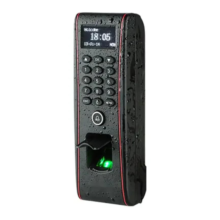 Software Zk TF1700 IP65 Serratura per porta esterna impermeabile Controllo accessi biometrico intelligente per presenze con impronte digitali
