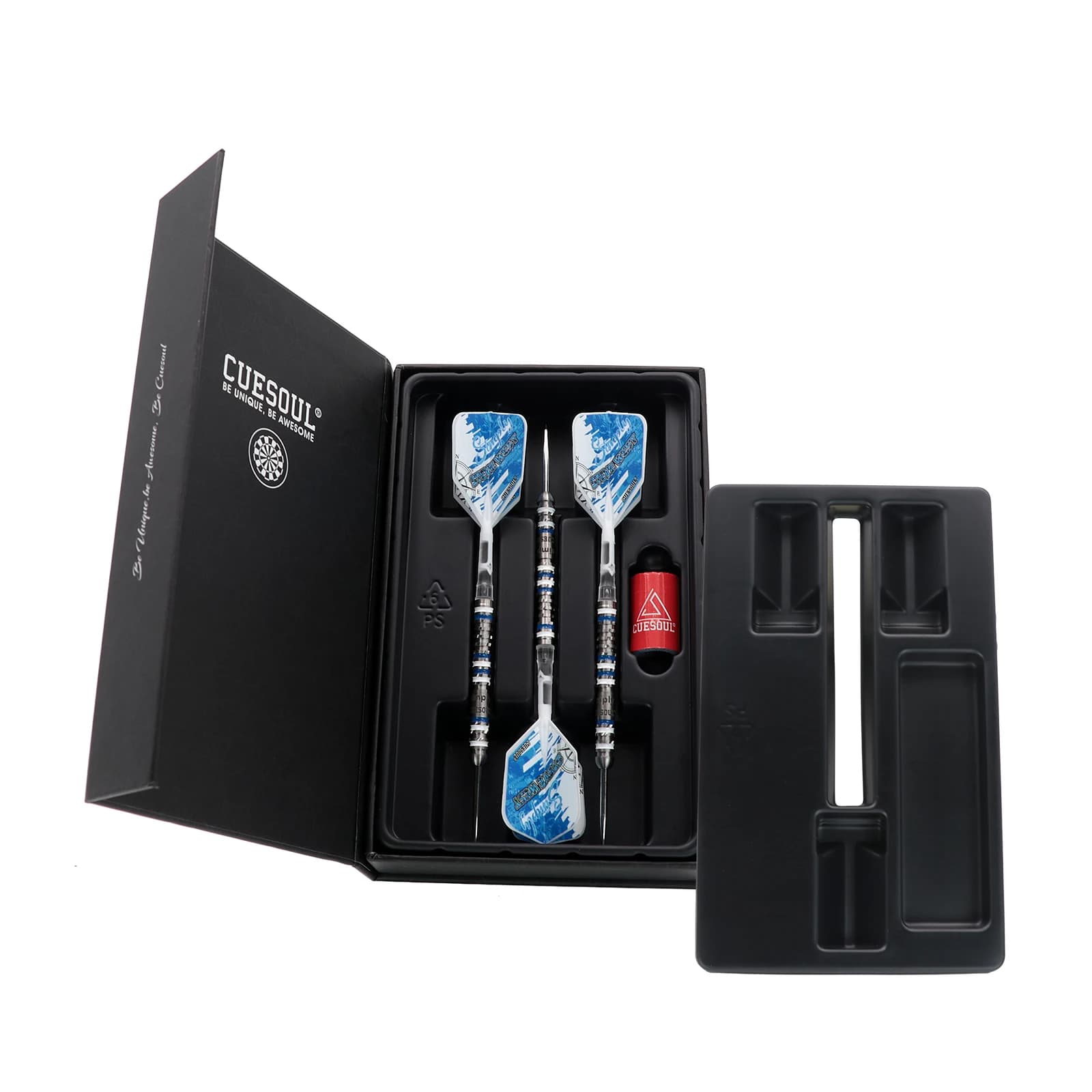 CUESOUL Steve West 90% punta in acciaio al tungsteno dardo Barrels-22g