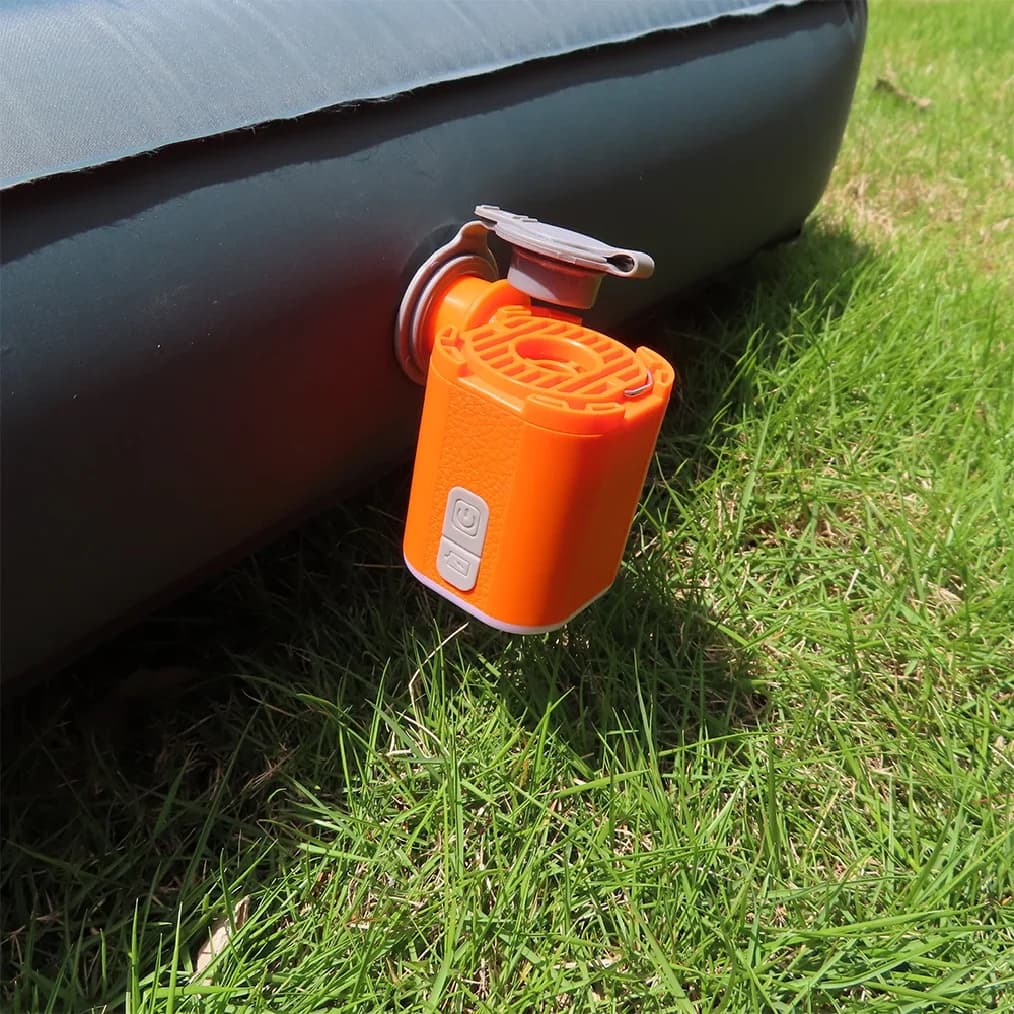 Mini pompa d'aria elettrica pompa di gonfiaggio wireless per materasso ad aria letto anello da nuoto gonfiatore portatile sgonfiatore strumenti leggeri da campeggio