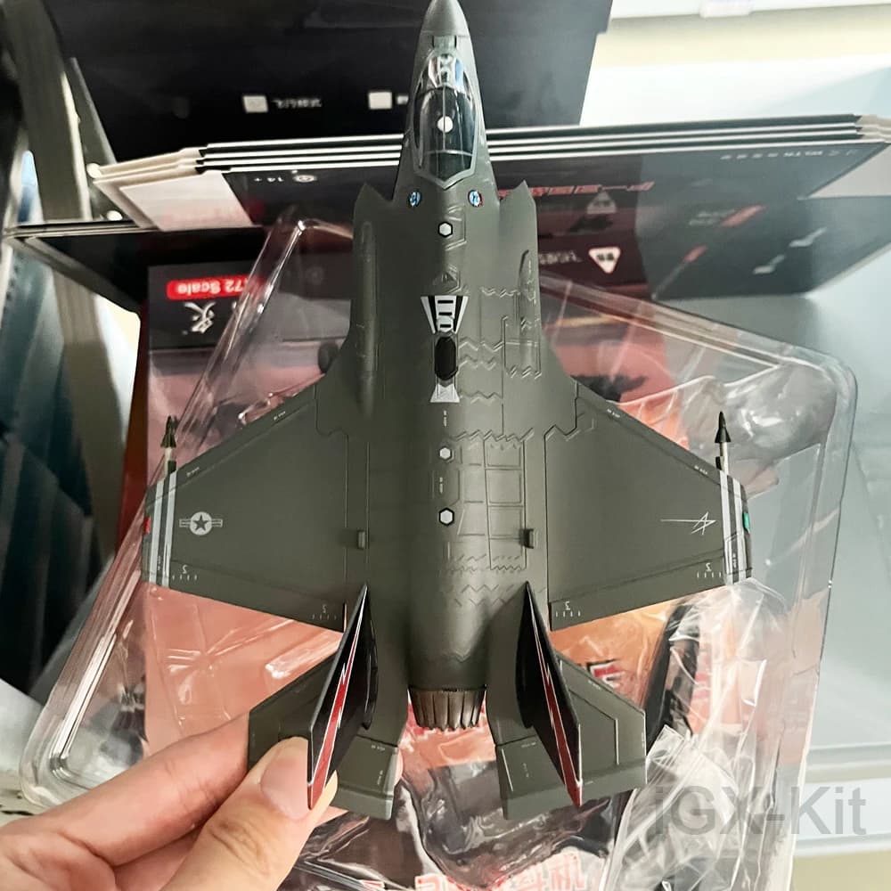 Modellino in Scala 1:72 dell'Aereo da Caccia F-35A F35 Lightning II Joint Strike dell'Esercito USA, Giocattolo per Bambini