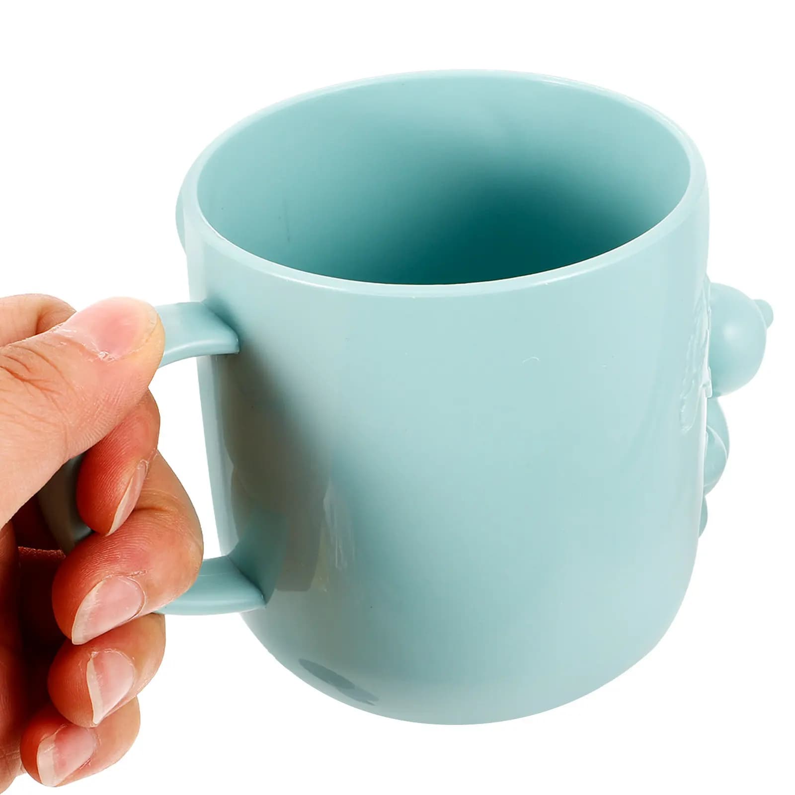 2 tazze in plastica con disegni animati, tazza da bagno, tazza per il lavaggio, porta spazzolino, tazze in plastica riutilizzabili, tazza da bagno