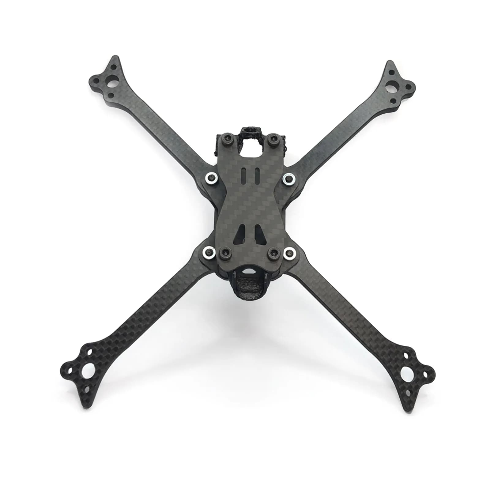 533 Base ruota da 200 mm Kit telaio diviso tipo X in fibra di carbonio da 5 pollici con bracci da 5 mm per drone quadricottero Five33 FPV RC