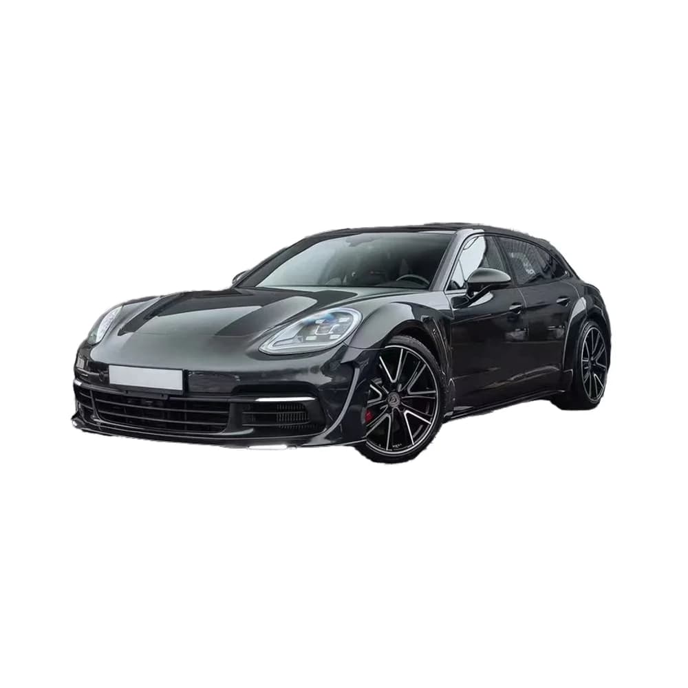 Nuovo Kit Carrozzeria di Ricambio per Panamera 971, Stile Wide-body, in Fibra di Carbonio: Labbro Anteriore, Minigonne Laterali, Diffusore, Spoiler, Cerchi