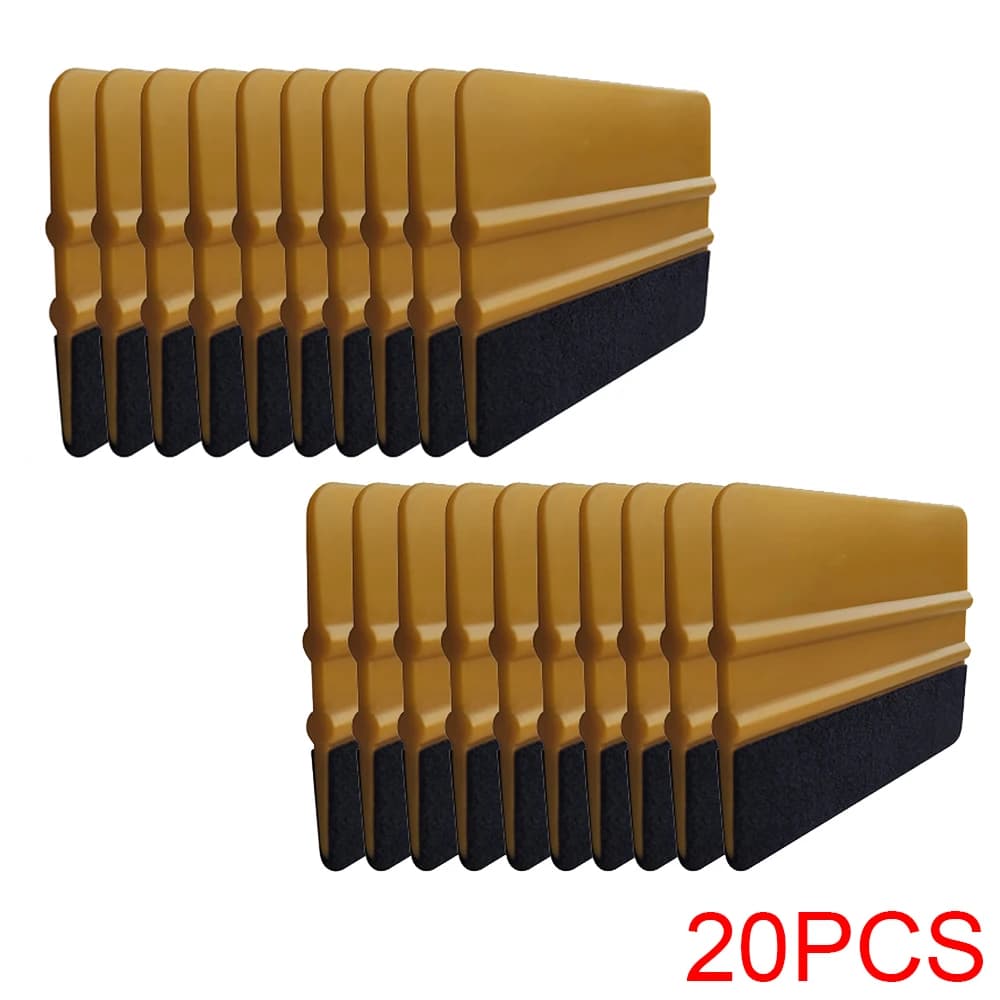 10/20PCS Vinile Wrap Pellicola Carta Seccatoio Adesivo In Fibra di Carbonio Strumenti di Avvolgimento Auto Feltro Raschietto Finestra Auto Tint applicatore A62
