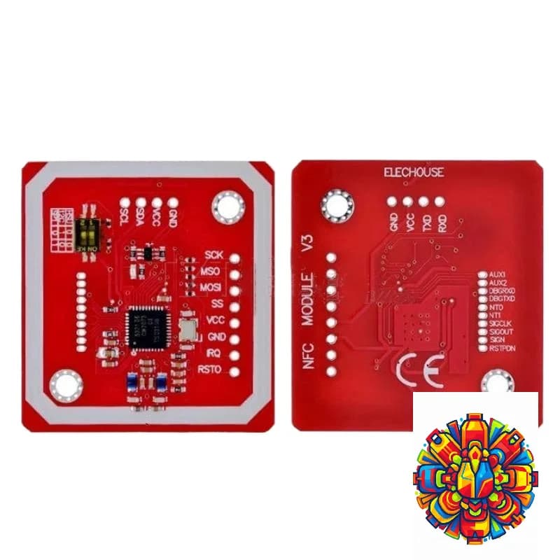 PN532 NFC RFID Reader Writer Module Built-in Antenna Supports I2C SPI HSU for Smart Card Programming IoT Sensor Projects