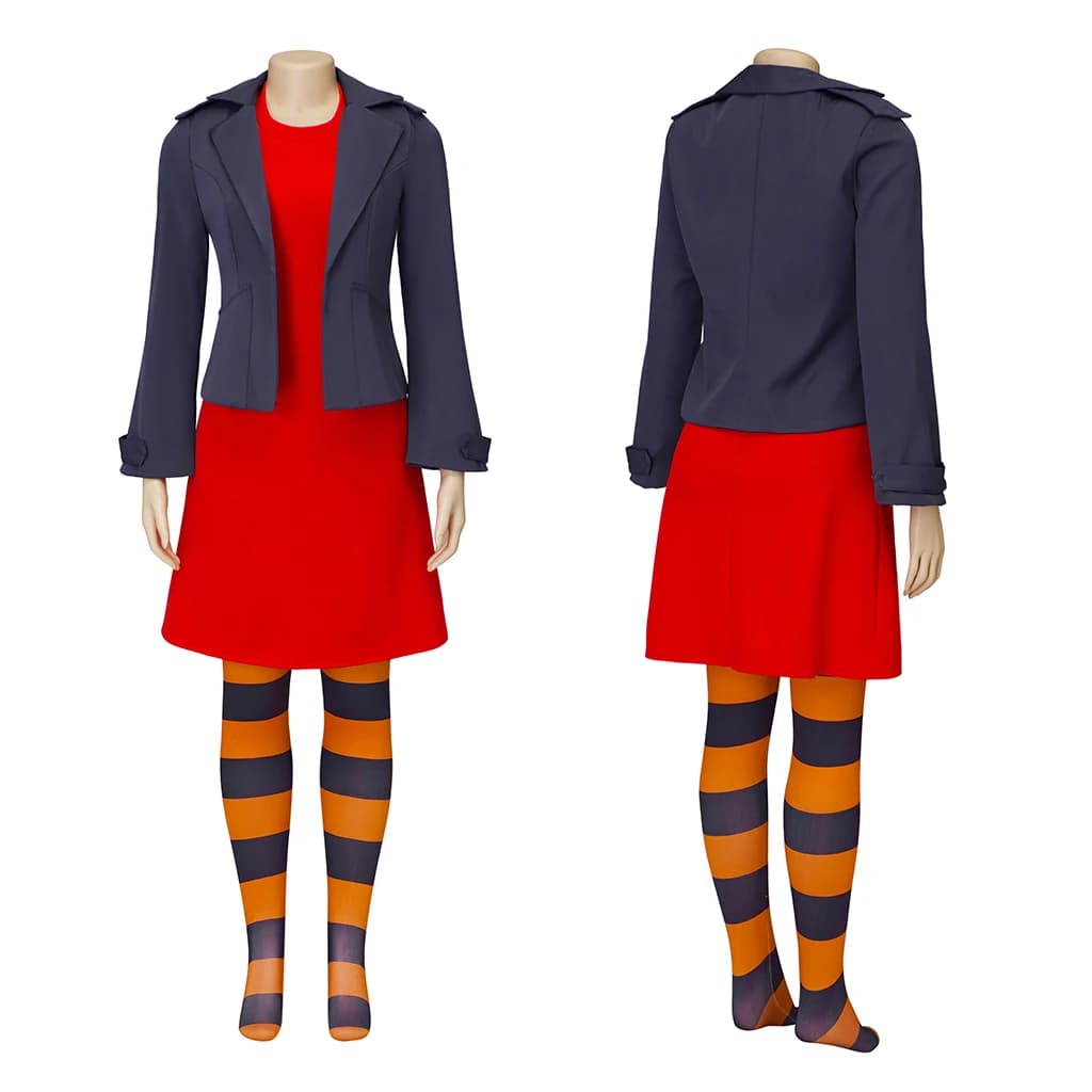 Anime Ashley Cosplay Spinelli Costume Giacca da donna anni '80 Pantaloni Abito uniforme da insegnante Abiti da festa di carnevale di Halloween