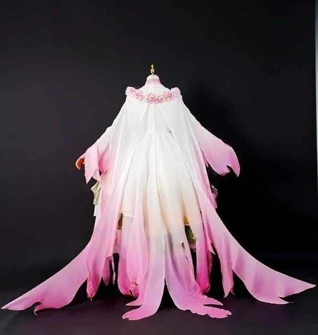 Cardcaptor Sakura Sakura Kinomoto Cosplay Costumes Flower God Fairy Princess Skirt Set garland headwear full set HCos