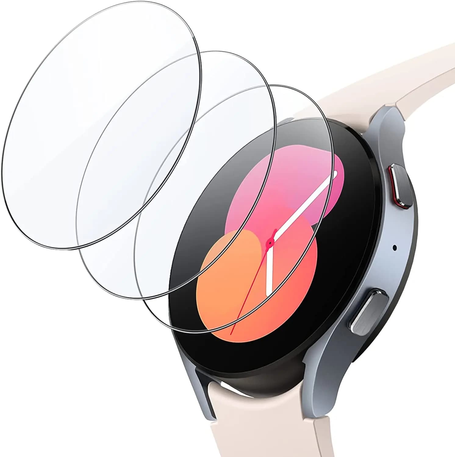 Vetro temperato per Samsung Galaxy Watch 4 5 40/44mm Classic 42/46mm Watch 3 41/45mm Pellicola antigraffio Proteggi schermo temperato