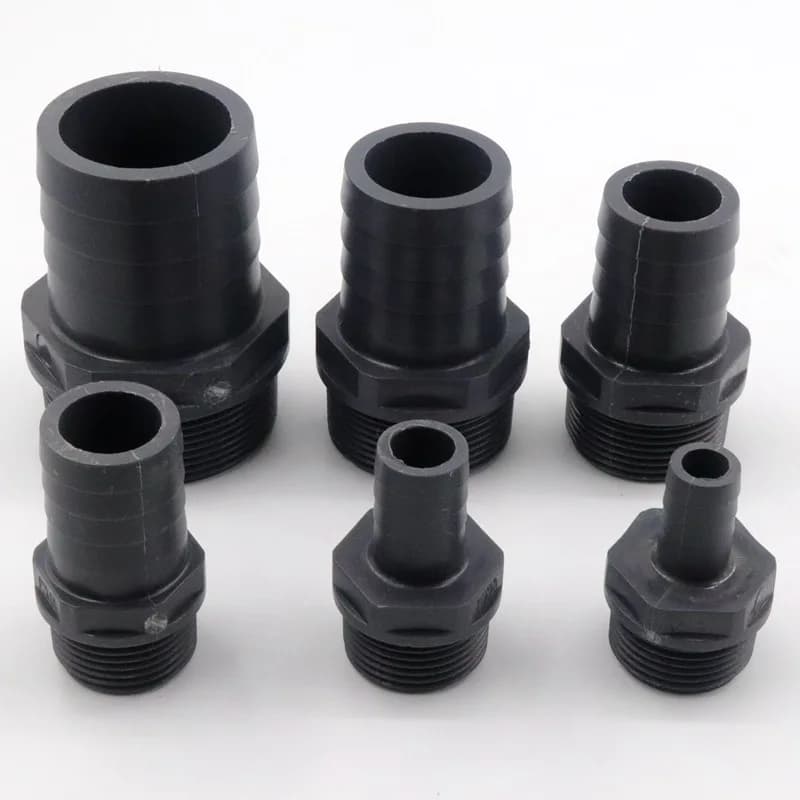 1 ~ 20 pz Pagoda O.D 16 ~ 50mm a 1 "~ 2" UPVC connettore filettato maschio in plastica giunti per tubi raccordi per tubi di irrigazione adattatore per tubo flessibile