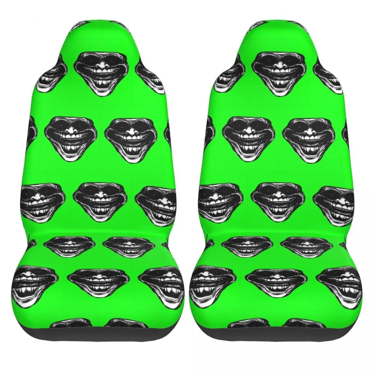 Trollface Car Seat Covers 2 pcs Premium Car Seat Covers Polyester Car Protective Lining