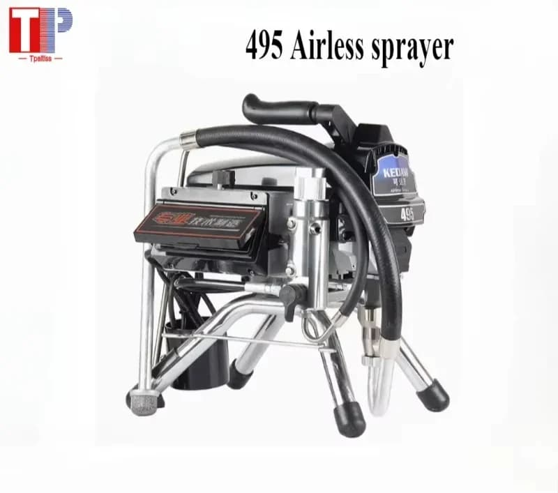 Tpaitlss Spruzzatore airless portatile multifunzionale Vernice in lattice 395/495 Macchina a spruzzo airless ad alta pressione