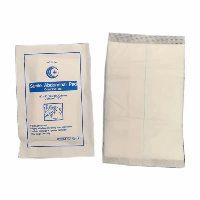 2/5/10 pezzi sterili addominali ABD combinano pad 5 "x 9" medicazione per ferite per viaggi campo all'aperto kit di pronto soccorso tattico accessori