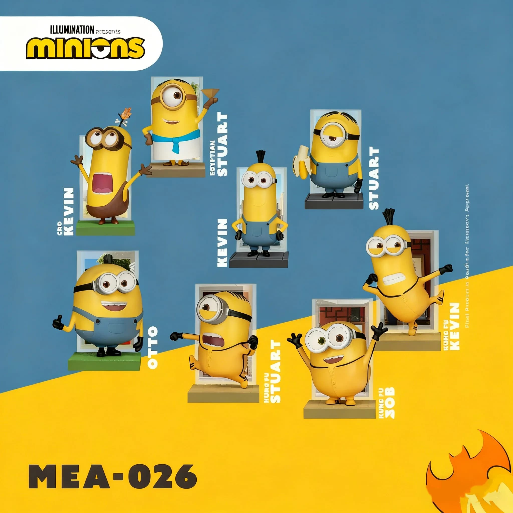 Figurina Minions Kevin Bob Kung Fu, Regalo di Capodanno, Ottima Idea Regalo per Amici e Familiari per Natale, Capodanno e Compleanni, Decorazione Pop Culture, Regalo di Compleanno, Oggetti da Collezione a Tema Fumetti, Merchandising Ufficiale, Collezionabili di Alta Qualità, Oggetti Commemorativi Fumetti, Regali Geek, Oggetti da Collezione