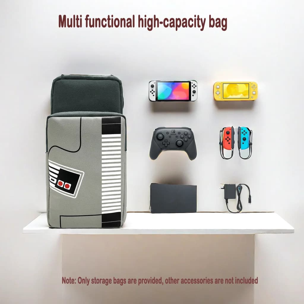 Borsa portaoggetti universale per console di gioco da uomo Custodia protettiva Staem Borsa a tracolla per interruttore Borsa a tracolla diagonale da uomo multifunzionale