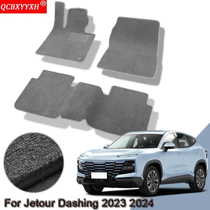 Tappetini per auto personalizzati per Jetour Dashing 2023 2024 Tappetini antiscivolo impermeabili Tappeti di protezione interna Tappeti Accessorio