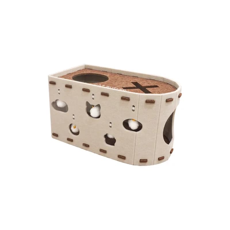 Wear-Resistant Cat Scratching Board with Integrated Litter No Debris Felt Cat Claw Board Toy for Kittens And Cats