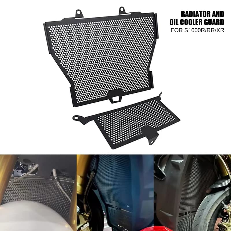 Per BMW S1000R 2013-2020 / S1000XR 2015-2019 /S1000RR 2010-2018 copertura della protezione della griglia del radiatore del motociclo e protezione del radiatore dell'olio