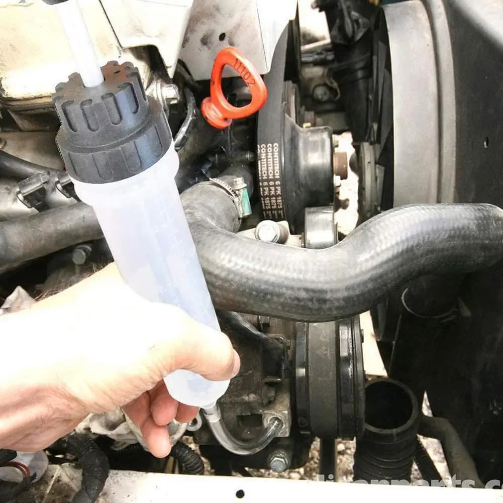 Estrattore manuale del fluido dell'olio della pompa di trasferimento del carburante da 500 cc per lo strumento iniettore della siringa di aspirazione del vuoto del liquido dei freni dell'auto