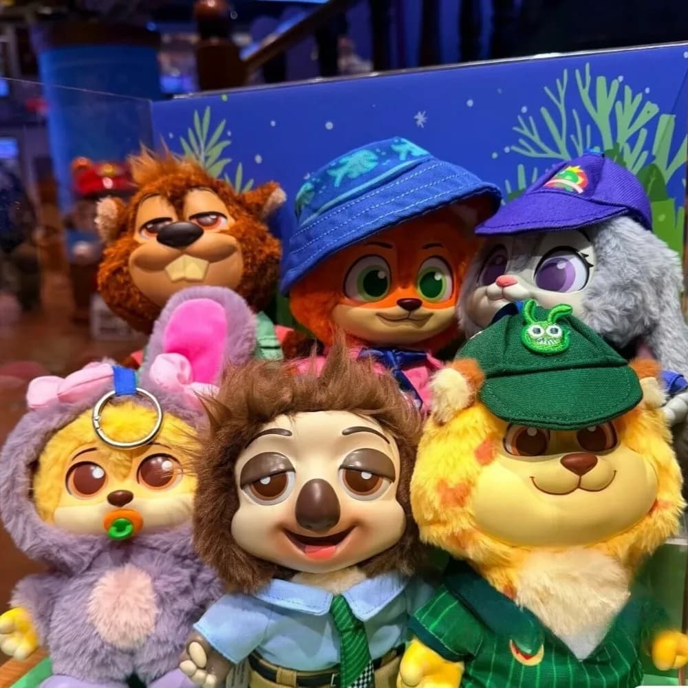 Disney Zootopia 2 Serie di Personaggi Giocattolo, Blind Box a Sorpresa, Giocattoli in Vinile di Judy e Nick, Ciondolo Cartoon, Giocattolo Trendy, Regalo di Natale