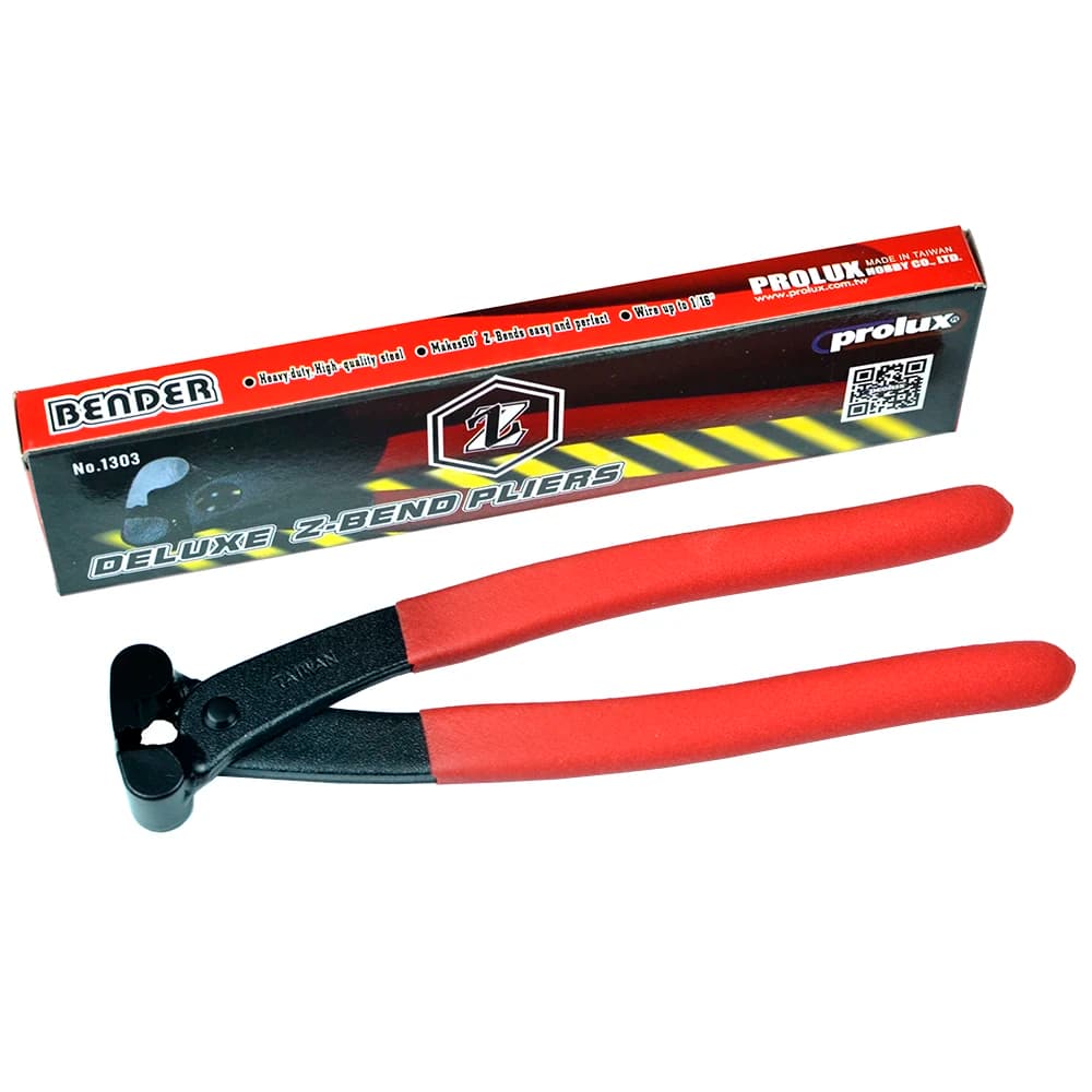 Prolux Deluxe Z-Bend pinze Super Z strumento utile per la costruzione di modelli di aeroplani Servo Push Rod RC parti di aeroplani