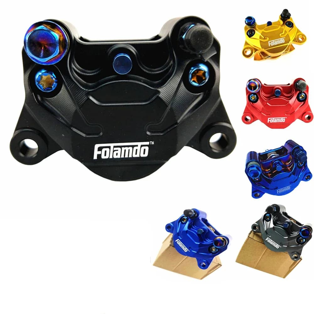 Pinza freno moto Pompa freno 2 pistoni 84mm Montaggio per Honda Suzuki Yamaha RSZ FORCE JOG M3 Ninebot Niu Scooter Dirt Bike