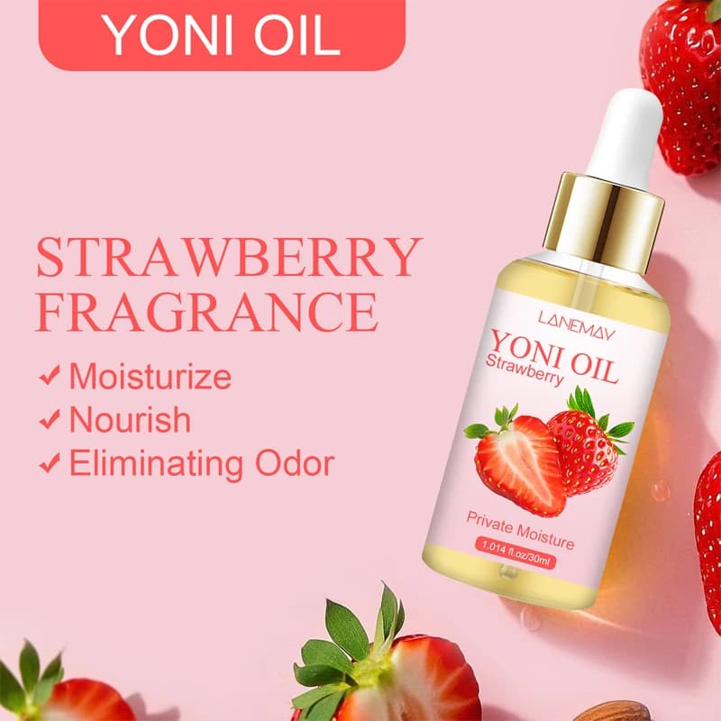 Olio per la cura delle zone intime Yoni 30ml Olio essenziale Yoni Idratante Profondo Bilanciante del PH Olio Femminile Delicato Detergente Elimina Odori