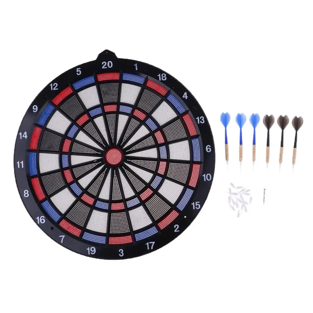 Tavola da Freccette Regolamentare 45cm con Freccette in Rame a Punta Morbida per Giochi di Freccette Elettronici
