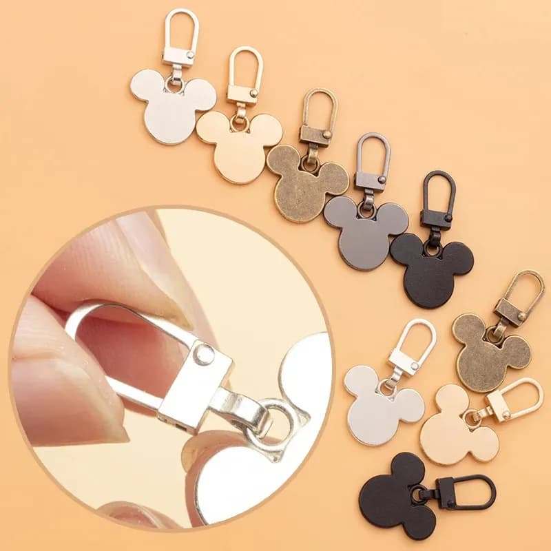 10pcs Mickey Mouse Key Chains, Suitable for Handmade Crafts, Keys, Bag Decorations, Clothing Accessories, DIY Accessories, Gifts