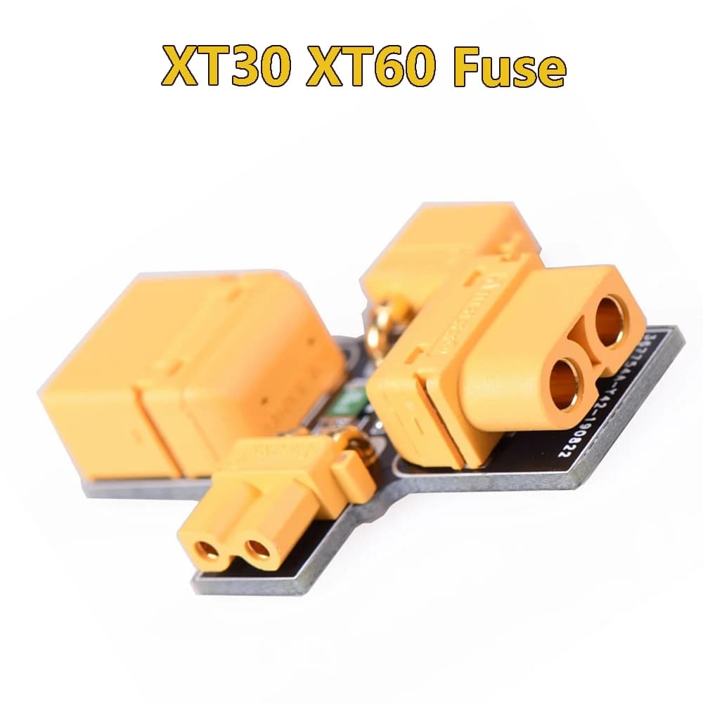 Fusibile Antifumo JHEMCU, Protezione da Cortocircuito 1-6S 30V, Connettori XT30 XT60 per Installazione e Test di Droni RC FPV