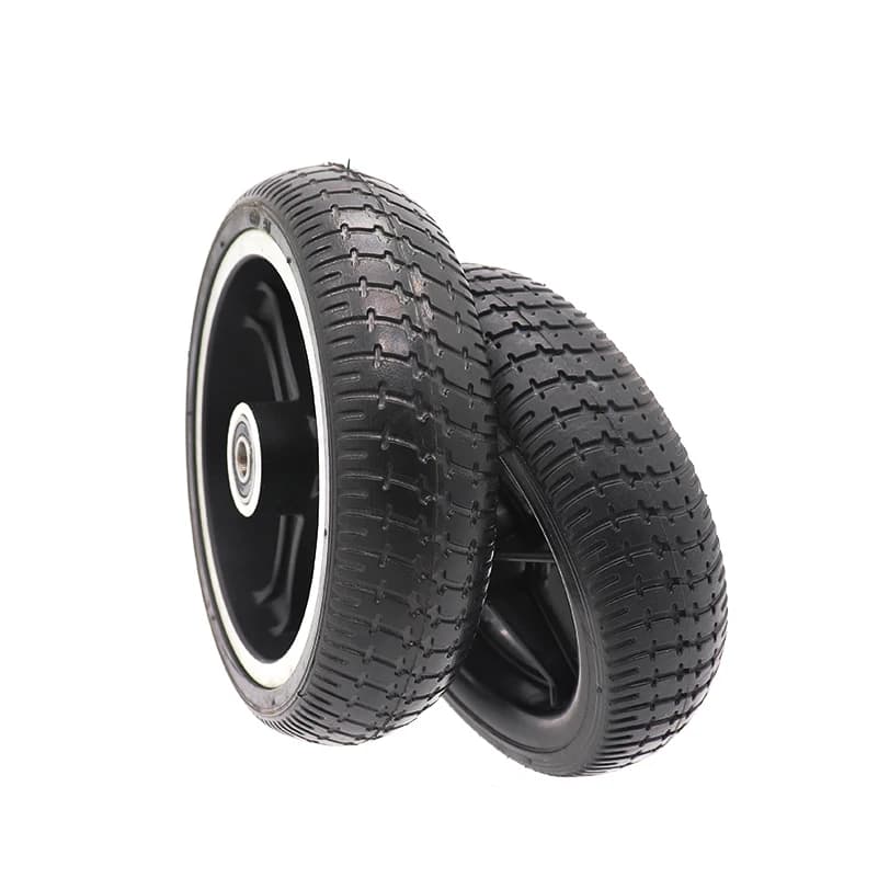 NEW 6.5 Inch Aluminum Alloy Wheel Solid Tire Rear Wheel Hub Spare Part for 5.5-6.5 Inch Electric Scooter Repair Part