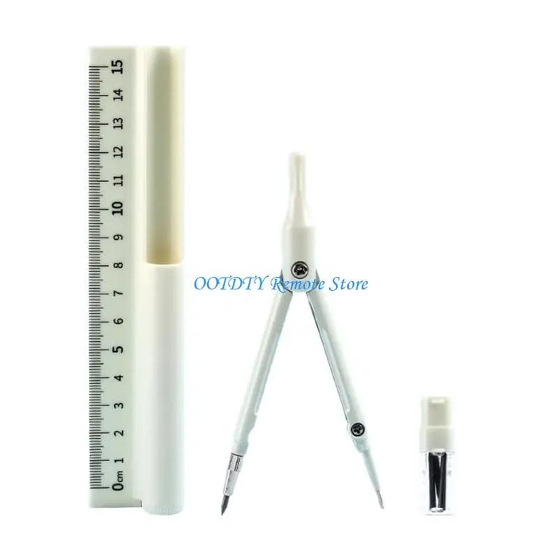 DXAB 3 in 1 Geometry Set with Ruler Pencil Multifunctional Drawing