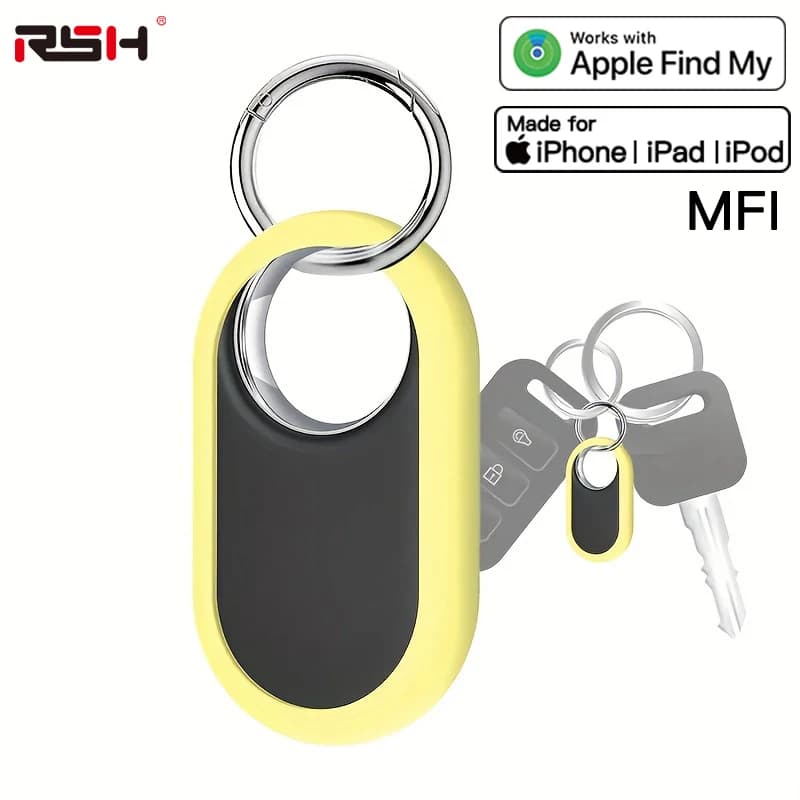 RSH Key Finder Security Smart Tracker Smart Tag with Apple Find my Bluetooth Car Bag Tracker MFi Phone Finder IOS