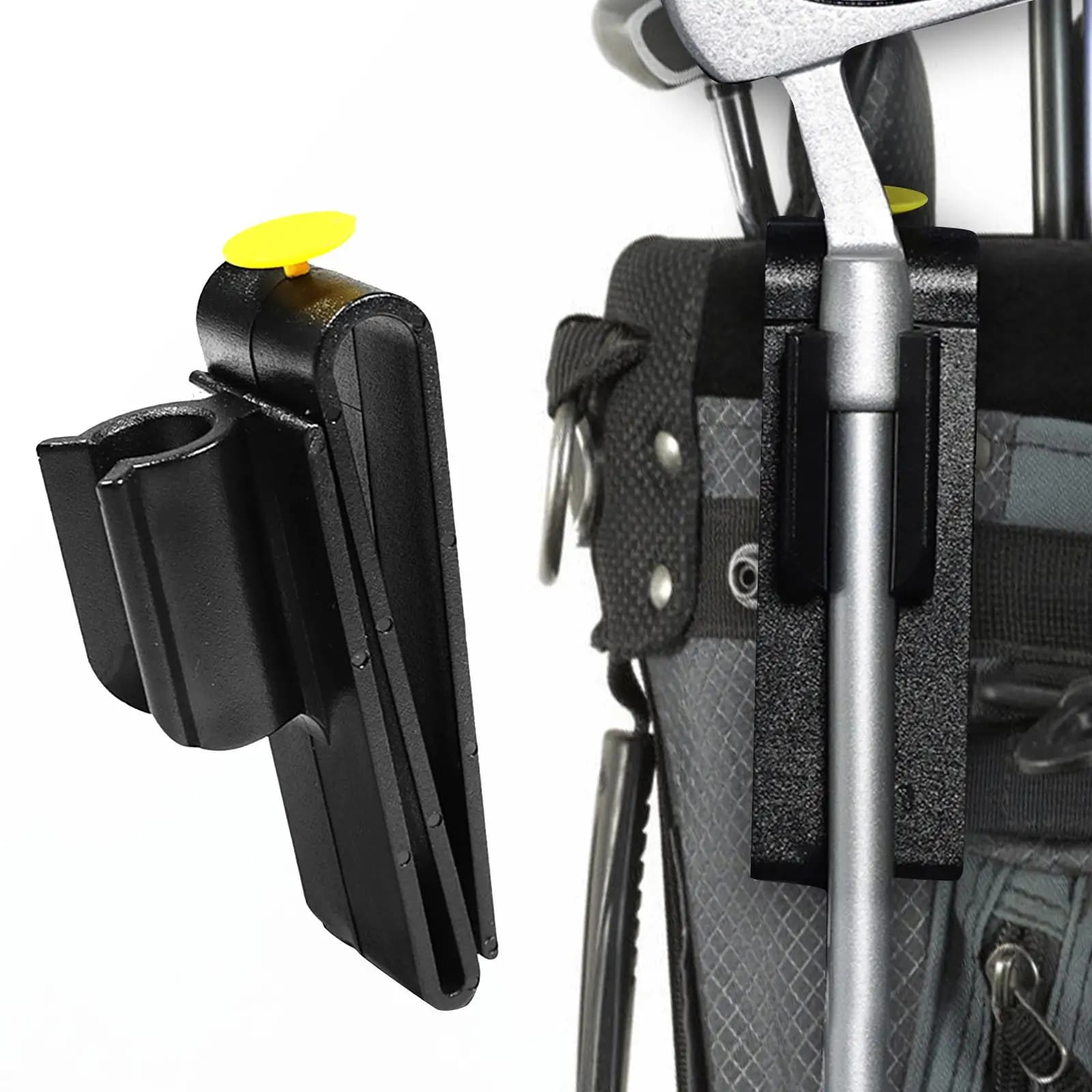 Clip per supporto per borsa per mazza da golf Clip per borsa per mazza da golf Clip su supporto per putter per colpire la pratica dell'allenamento all'aperto per adulti