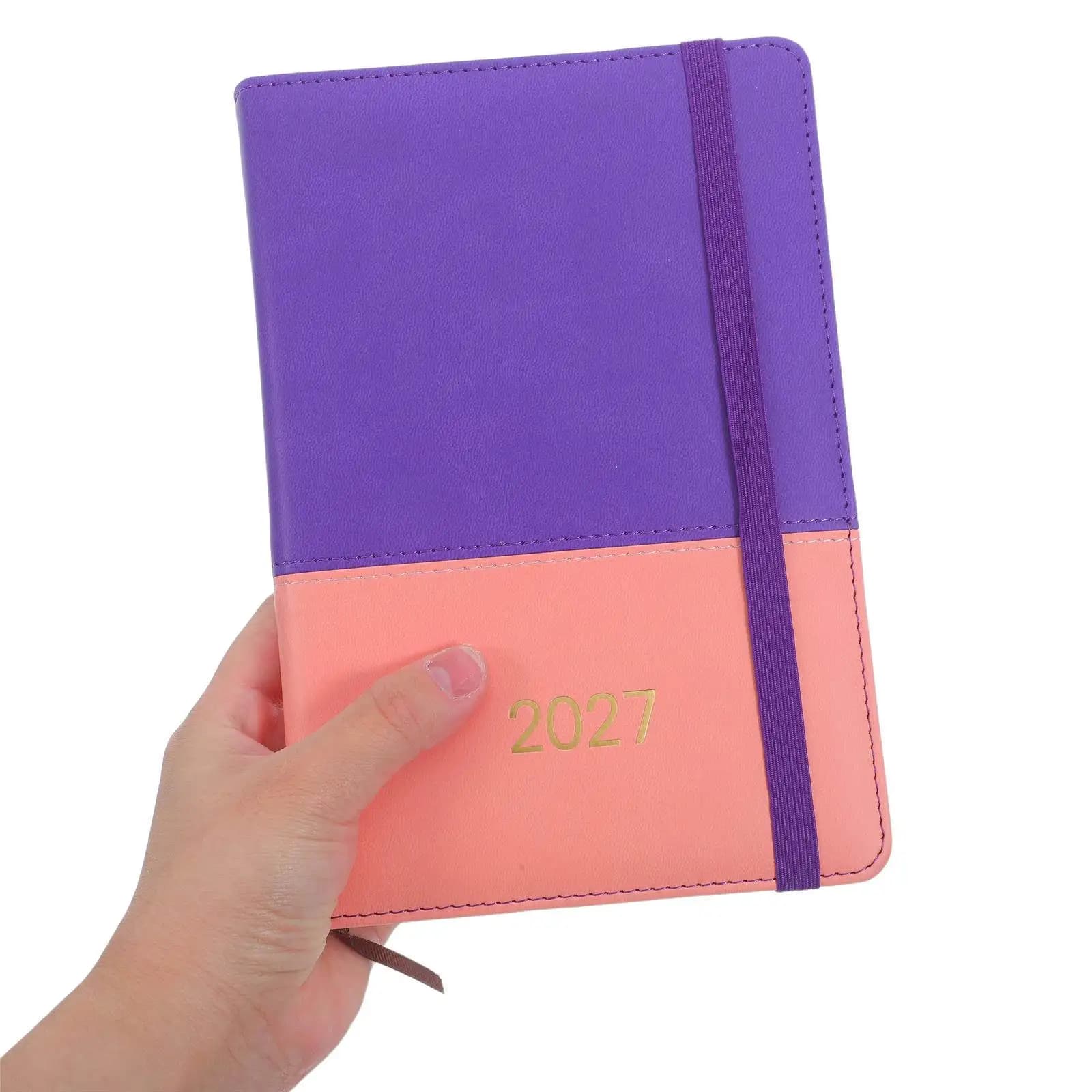 2027 Daily Appointment Book Soft Cover Two Tone A5 Planner Daily Journal Notebook Student School Planner Business Agenda Diary