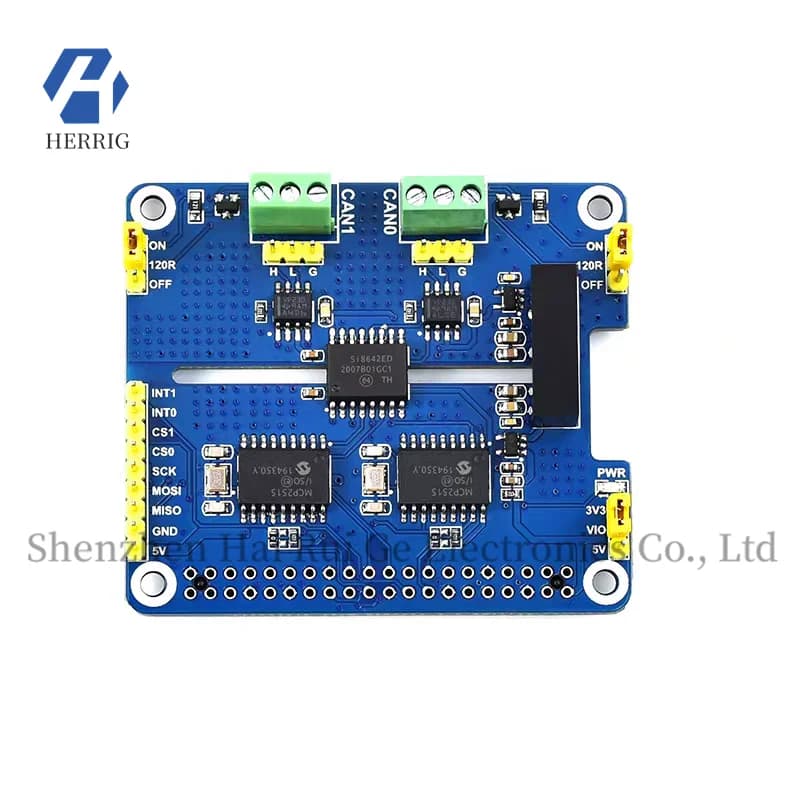 Module CAN Expansion Board Dual Channel MicroSnow Raspberry Pi with Integrated Protection Circuit