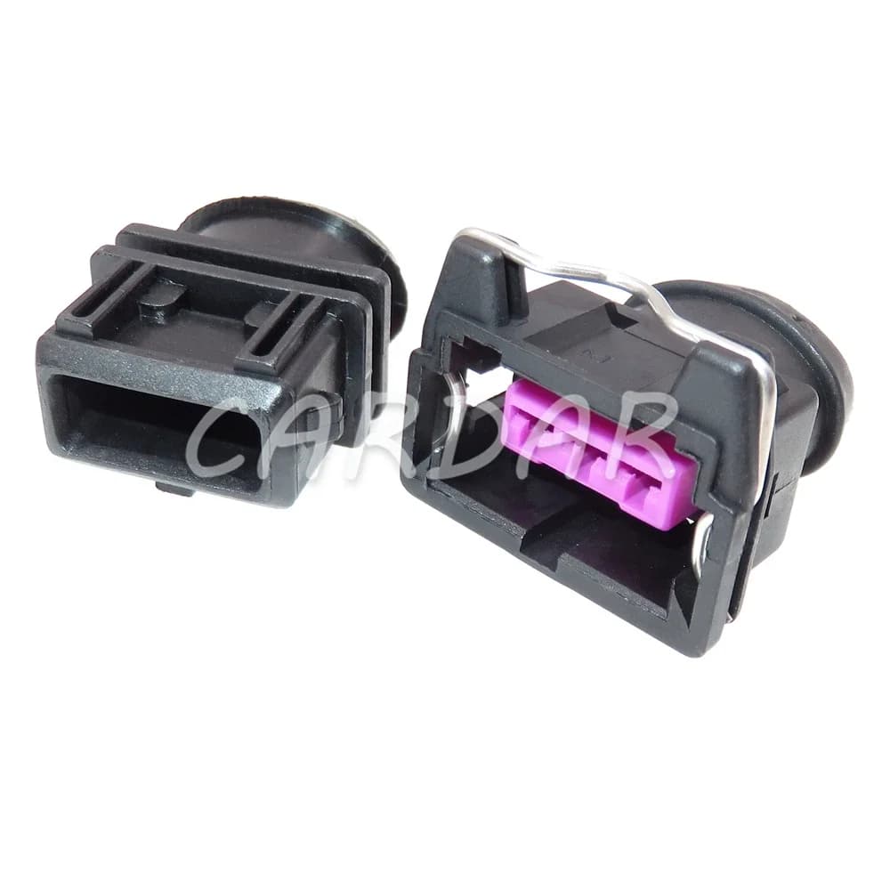 1 Set Connettore Elettrico a 3 Pin 443906233 828840-1 per Motore Passo-Passo Auto, Presa Motore a Vuoto, Assemblaggio AC, Cavo Elettrico EV1, Spina Auto