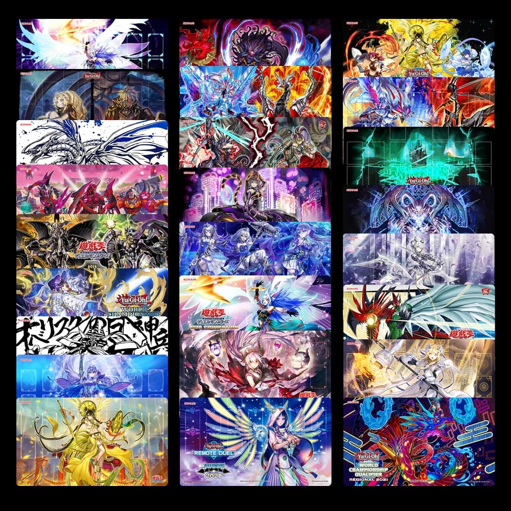Yugioh Playmat CCG TCG Playmat Trading Card Game Mat Tappetino da tavolo 600x350mm-05