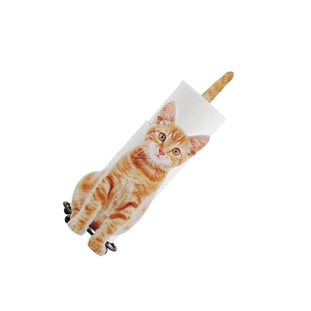 Porta asciugamani di carta Porta rotolo staccabile con design a forma di gatto Toilette da cucina