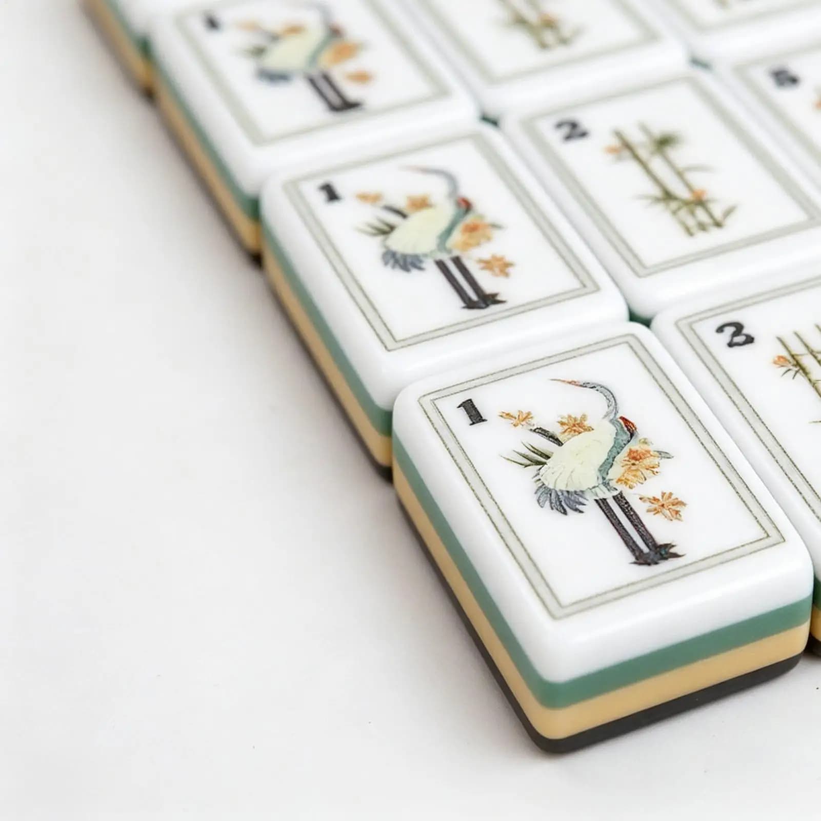 Majong Tiles 160 Piece Acrylic American Engraved Game With Dice 4 Layer American Mahjong For Home Trips Travel Pool Adults