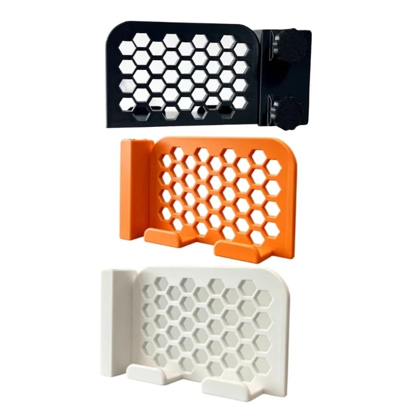 T21C Plastic Cellphone Stand Holder Computer Monitor Side Mount For Watching Videos And Video Calls On Phone
