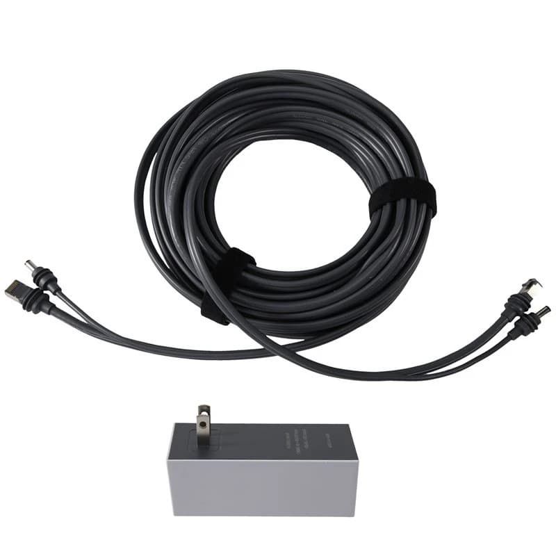 【A17Z】Extension Cable(2 In 2) Data/Power For Starlink Mini 10M Fast Charging Ethernet- Standard US PLUG For Starlink Mini Only