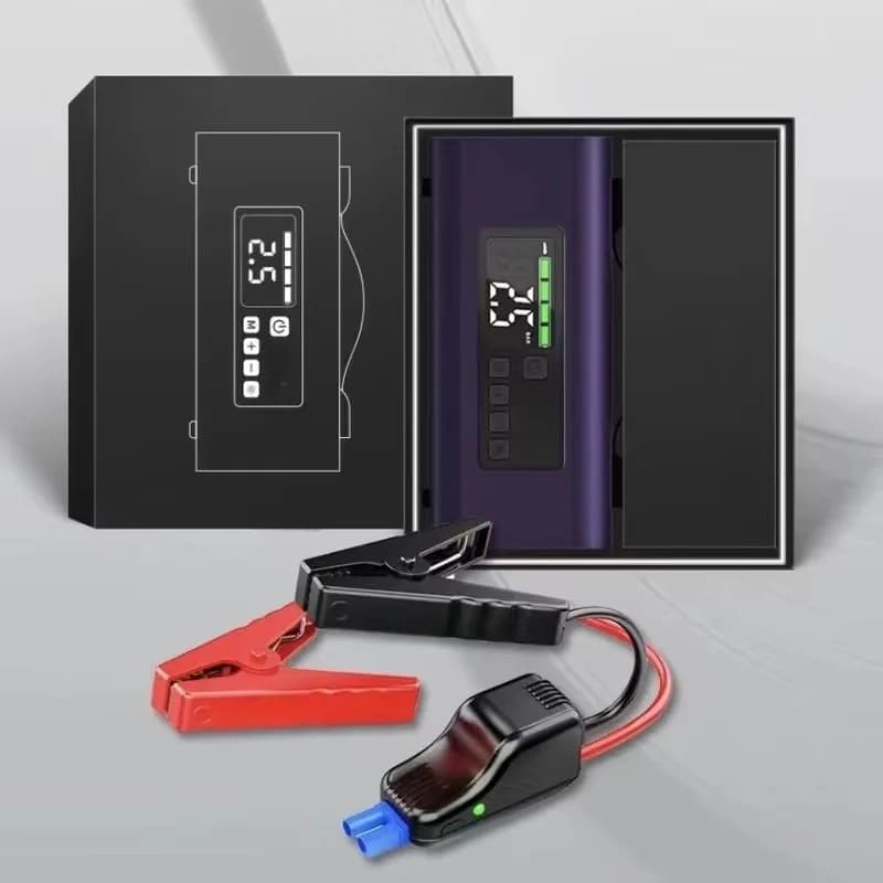 Portable Car Battery Jump Starter with Air Compressor Multi Function Power Bank for Emergency Outdoor