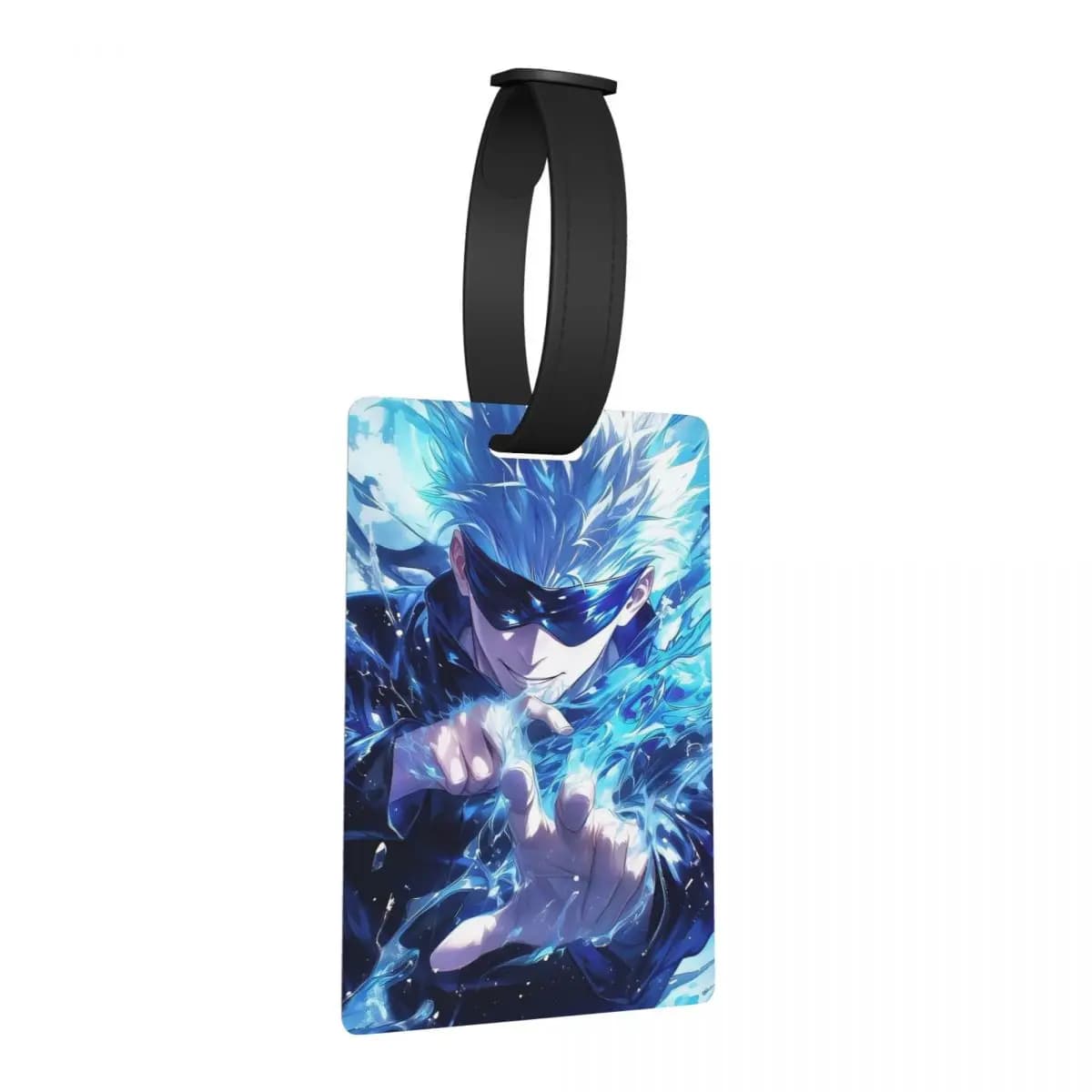 Etichette per Bagagli Jujutsu Kaisen Gojo Satoru, Accessori per Valigie, Targhette per Bagagli da Viaggio, Porta Etichette con Nome e Indirizzo