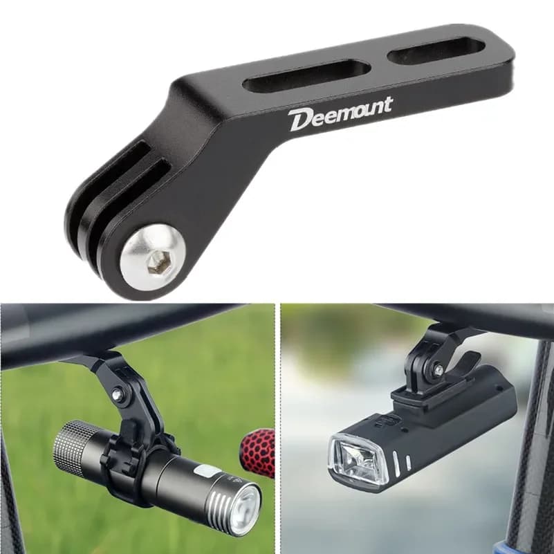 Bicycle Integrated Handlebar Extension Mount Bicycle Computer Gopro Sports Camera Front Light Bracket Aluminum Extension