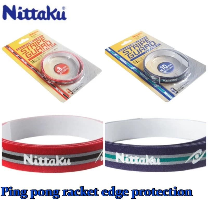 NITTAKU Ping Pong Rack Edge Protection Side Weight Rubber Color Multi-Size Large Flesh Edge Ping Pong Rubber Protection
